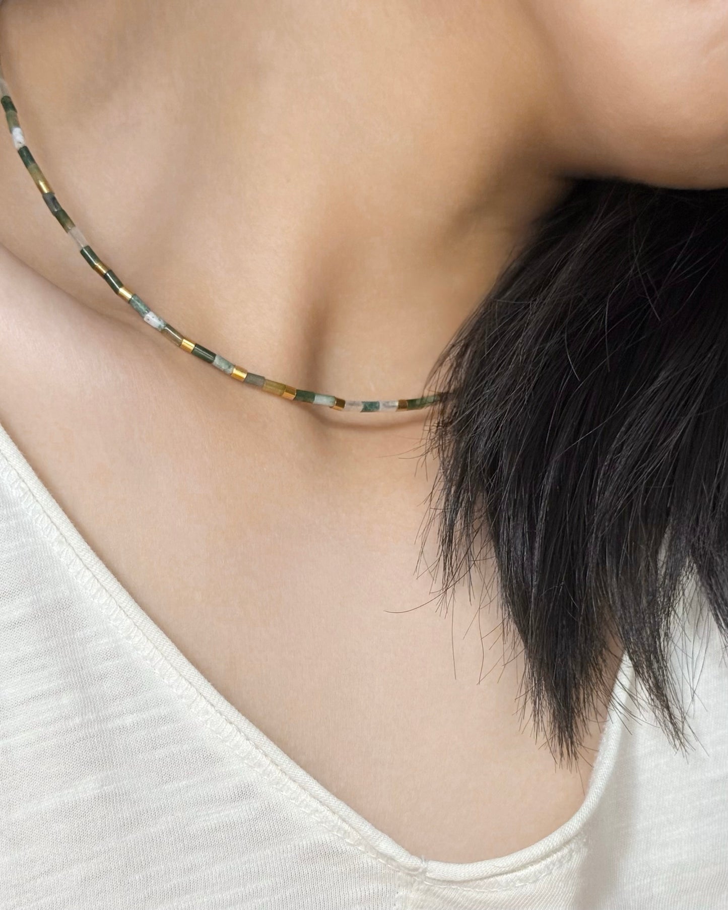 REYA Gemstone Strand Necklace