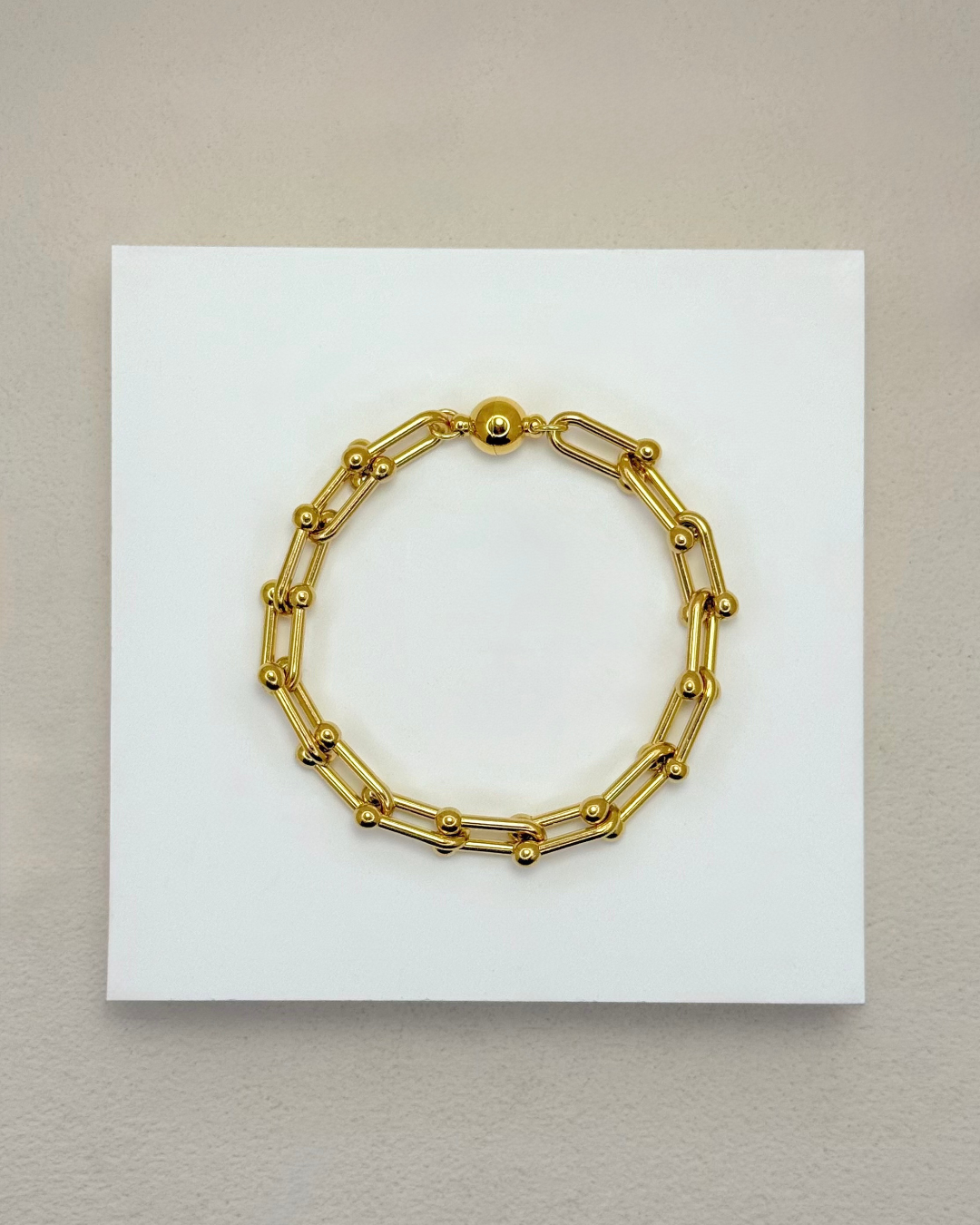 VALKYRIE Chunky Gold Chain Bracelet