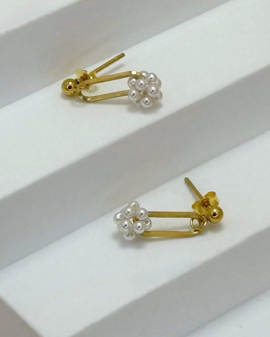 CELESTE Beaded Knot Earrings