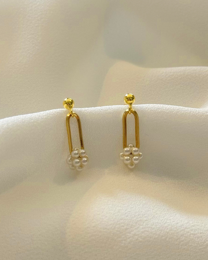 CELESTE Beaded Knot Earrings