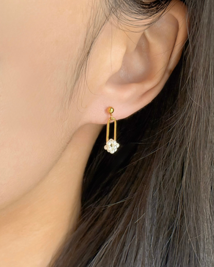 CELESTE Beaded Knot Earrings