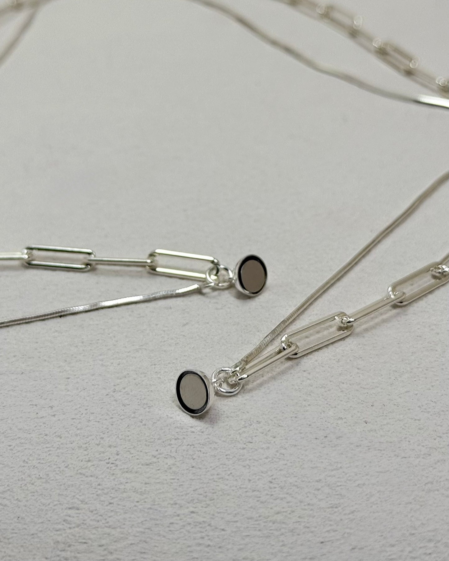 ORPHIA Paperclip Layered Necklace