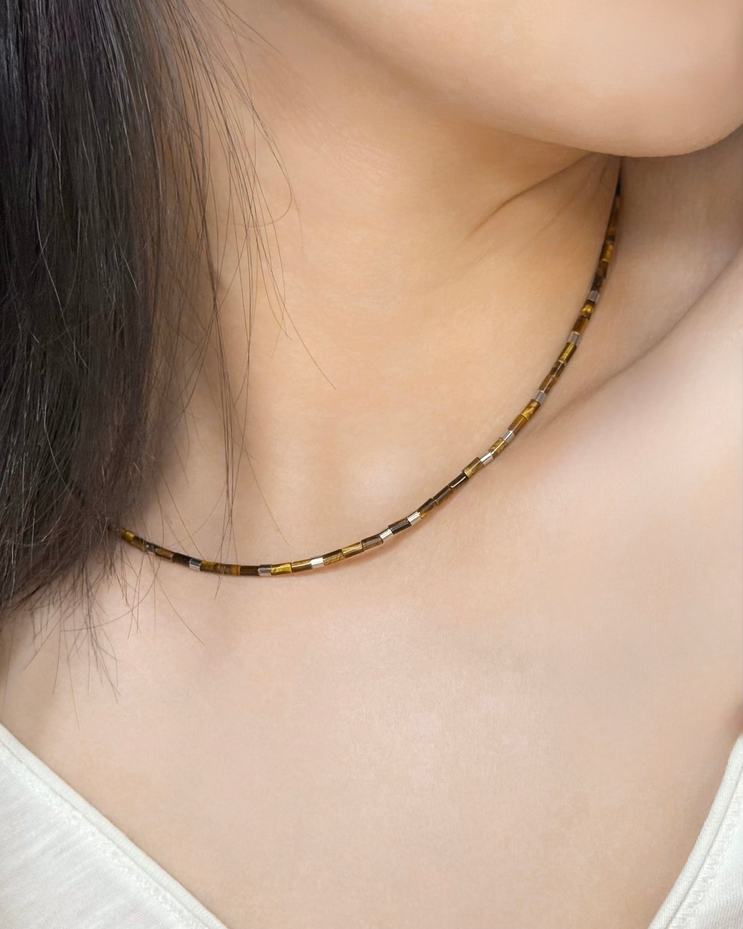 REYA Gemstone Strand Necklace