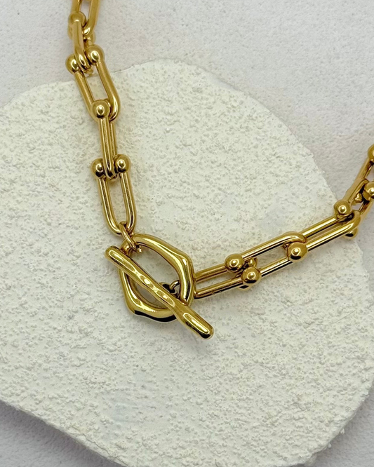 VALKYRIE Chunky Gold Chain Choker