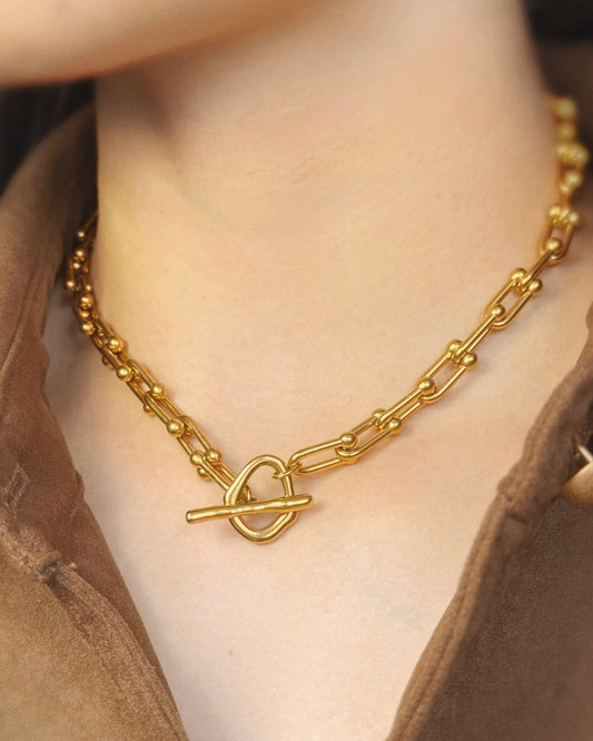VALKYRIE Chunky Gold Chain Choker
